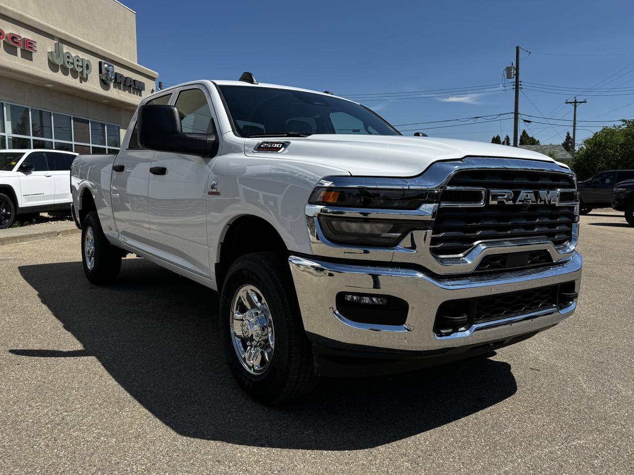 2025 Ram 2500 Tradesman Crew Cab 4x4 | Cummins Diesel | Front Bench | Towing | Chrome Redwater AB