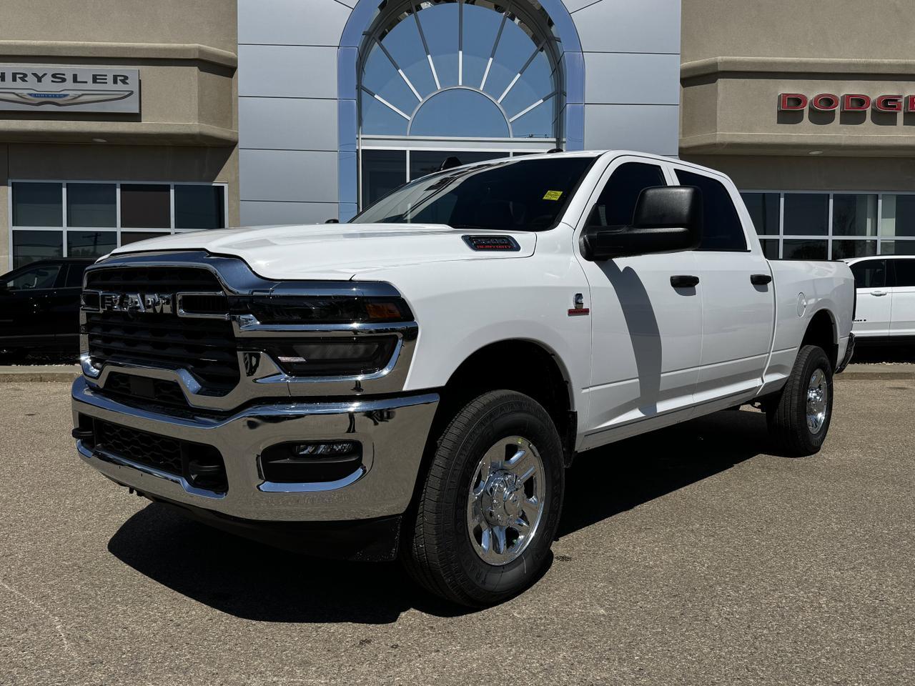 2025 Ram 2500 Tradesman Crew Cab 4x4 | Cummins Diesel | Front Bench | Towing | Chrome Redwater AB