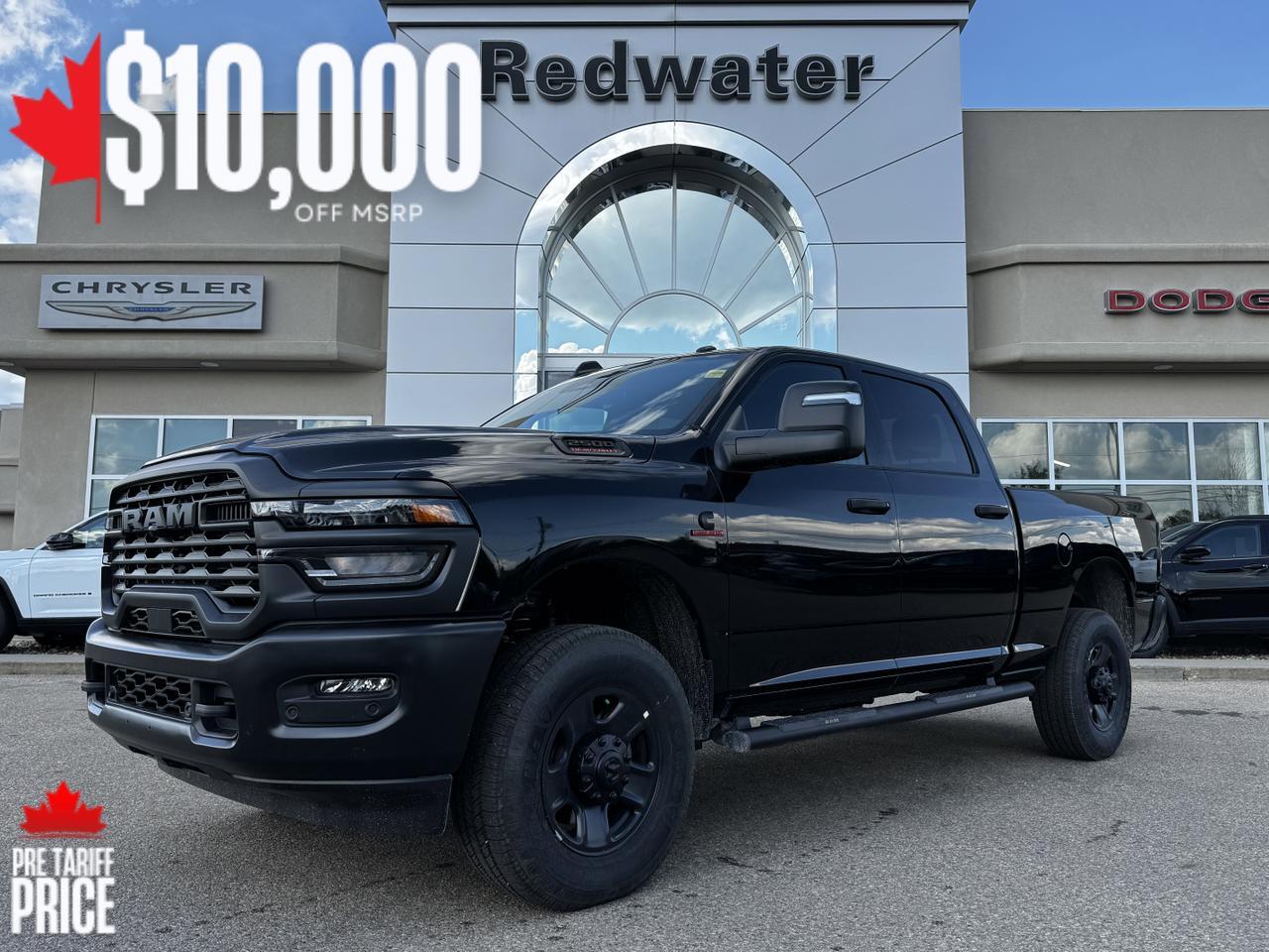 2025 Ram 2500 Tradesman Crew Cab 4x4 | Cummins Diesel | Front Bench | Towing | NAV | Backup Camera Redwater AB