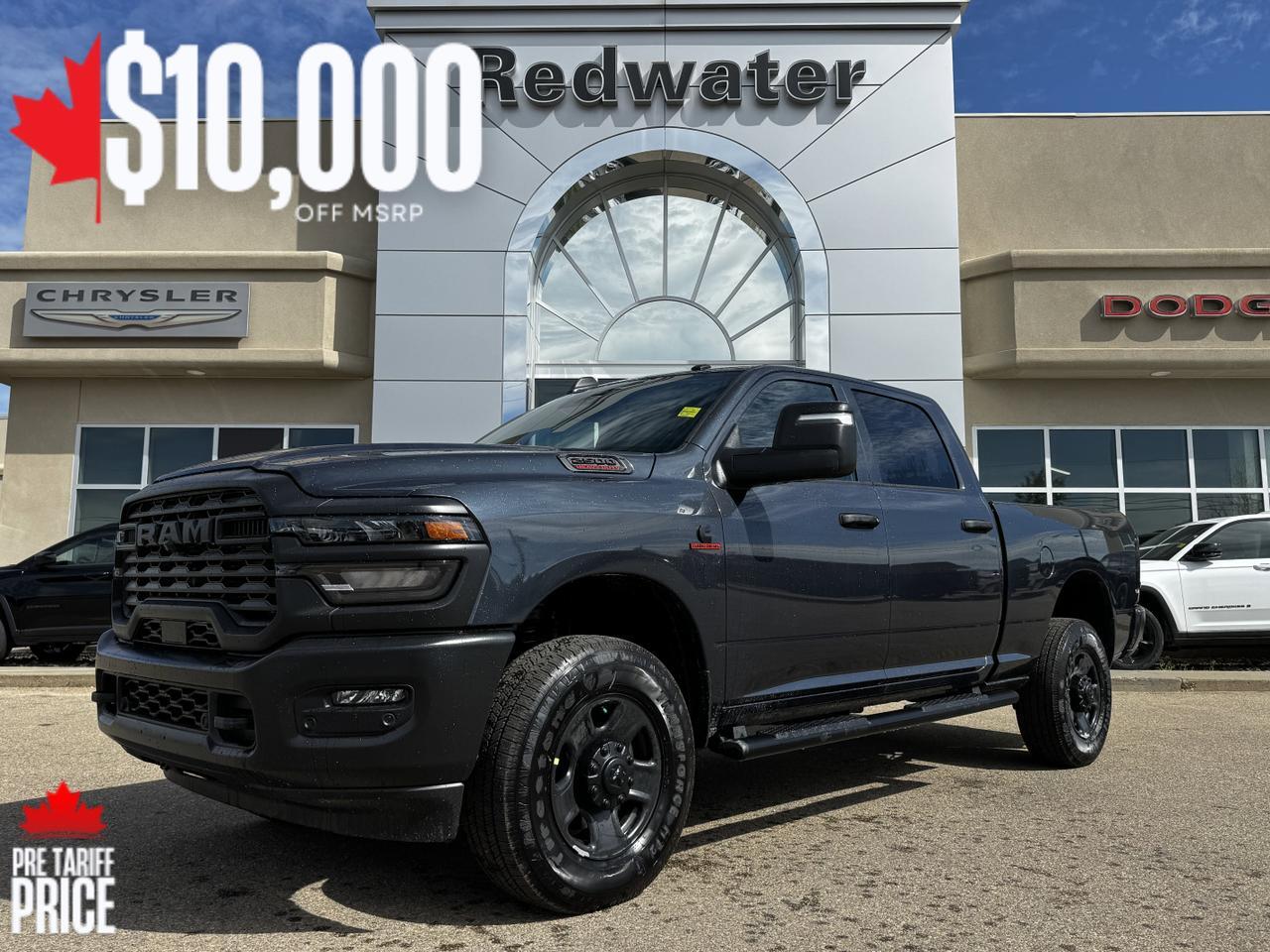 2025 Ram 2500 Tradesman Crew Cab 4x4 | Cummins Diesel | Towing Prep | Front Bench | NAV