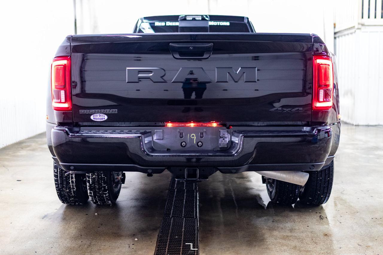 2025 Ram 3500 4x4 Crew Cab Big Horn Night Dually Diesel Nav Red Deer AB