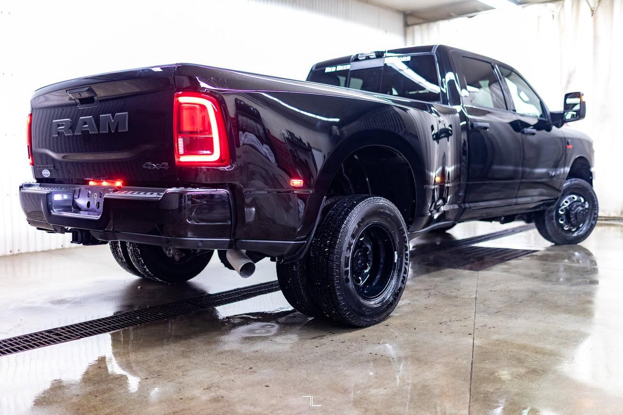 2025 Ram 3500 4x4 Crew Cab Big Horn Night Dually Diesel Nav Red Deer AB