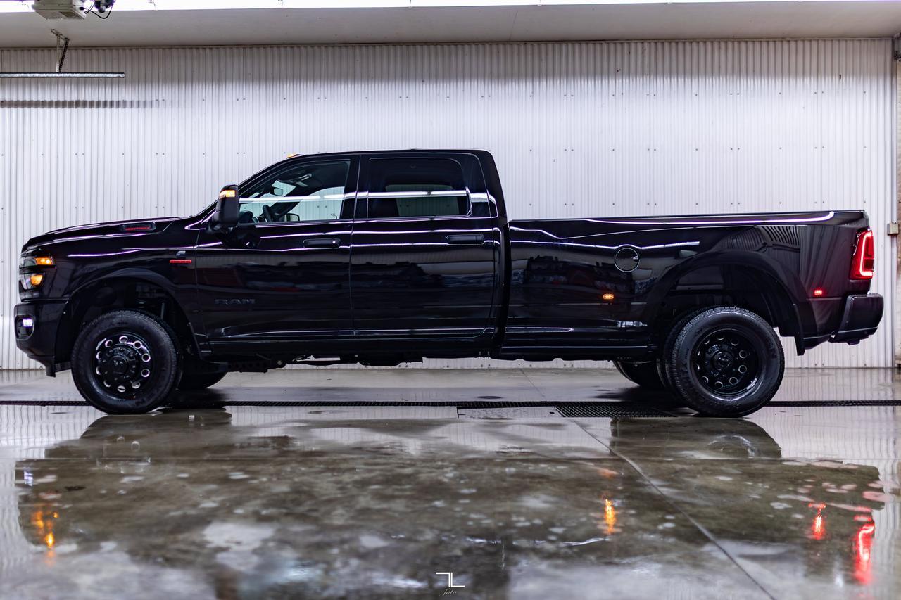 2025 Ram 3500 4x4 Crew Cab Big Horn Night Edition Dually Diesel Nav Red Deer AB