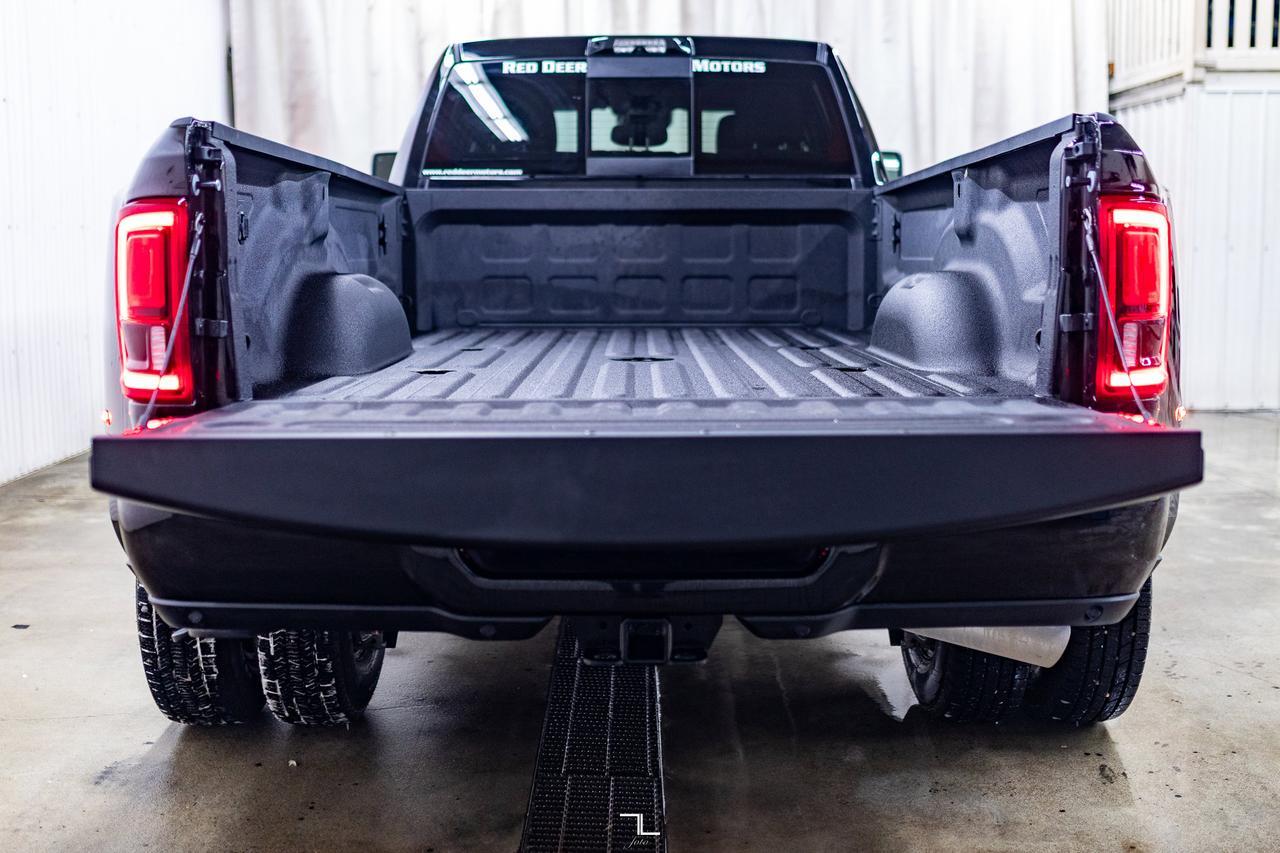 2025 Ram 3500 4x4 Crew Cab Big Horn Night Edition Dually Diesel Nav Red Deer AB