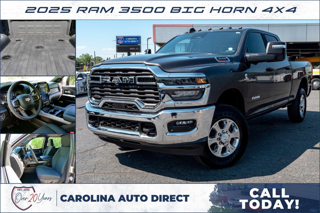 2025 Ram 3500 Big Horn 4X4 / Level 2 Plus Equipment / HO Diesel!