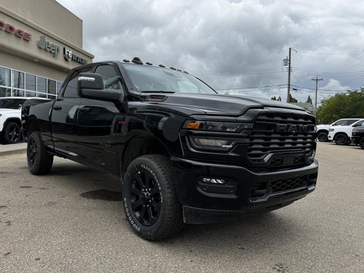 2025 Ram 3500 Big Horn Night Edition Crew Cab 4x4 | Cummins Diesel | Heated Seats | Towing | Backup Camera Redwater AB