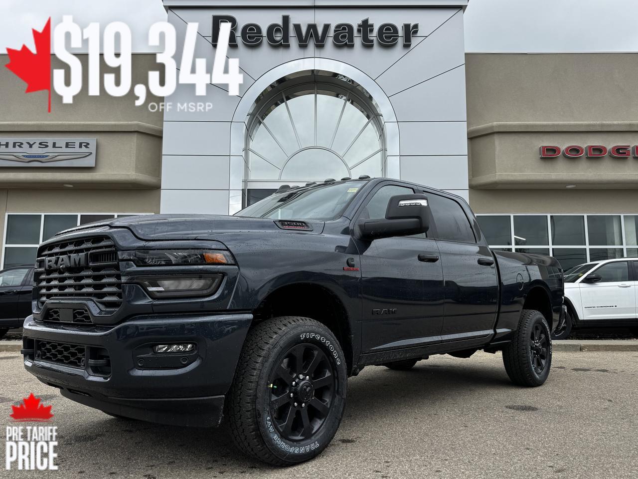 2025 Ram 3500 Big Horn Night Edition Crew Cab 4x4 | Cummins Diesel | Heated Seats | Towing | NAV
