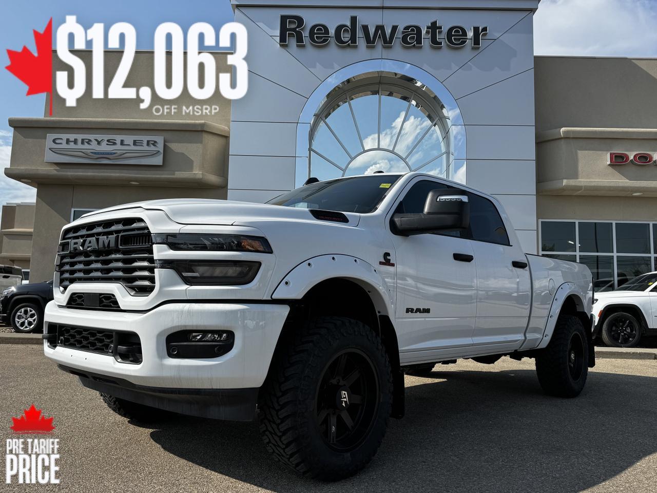 2025 Ram 3500 Big Horn Night Edition Crew Cab 4x4 | Rig Ready Ram | Heated Seats | 5th Wheel | NAV | Remote Start