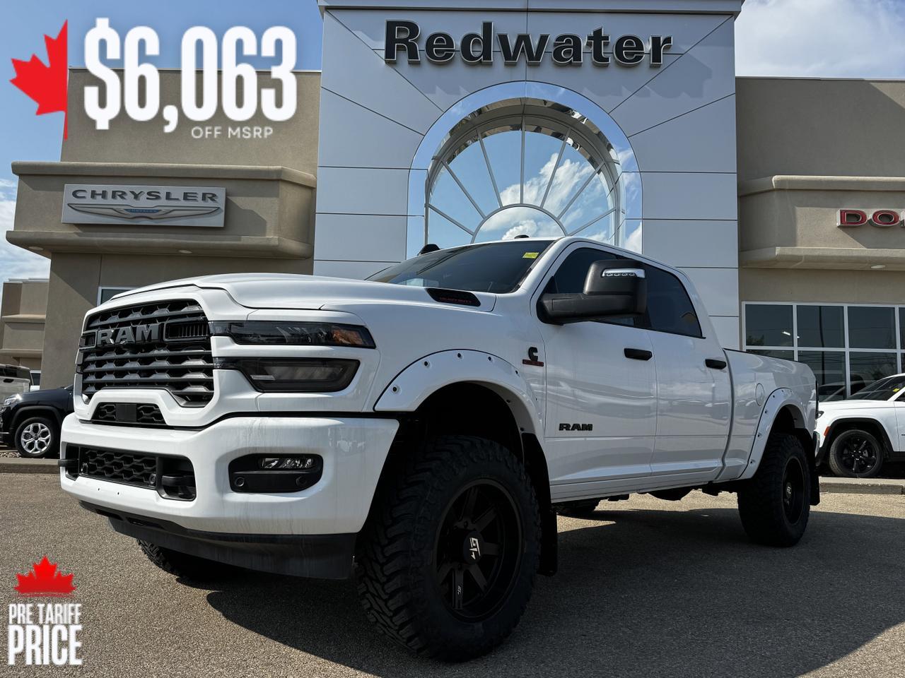 2025 Ram 3500 Big Horn Night Edition Crew Cab 4x4 | Rig Ready Ram | Heated Seats | 5th Wheel | NAV | Remote Start