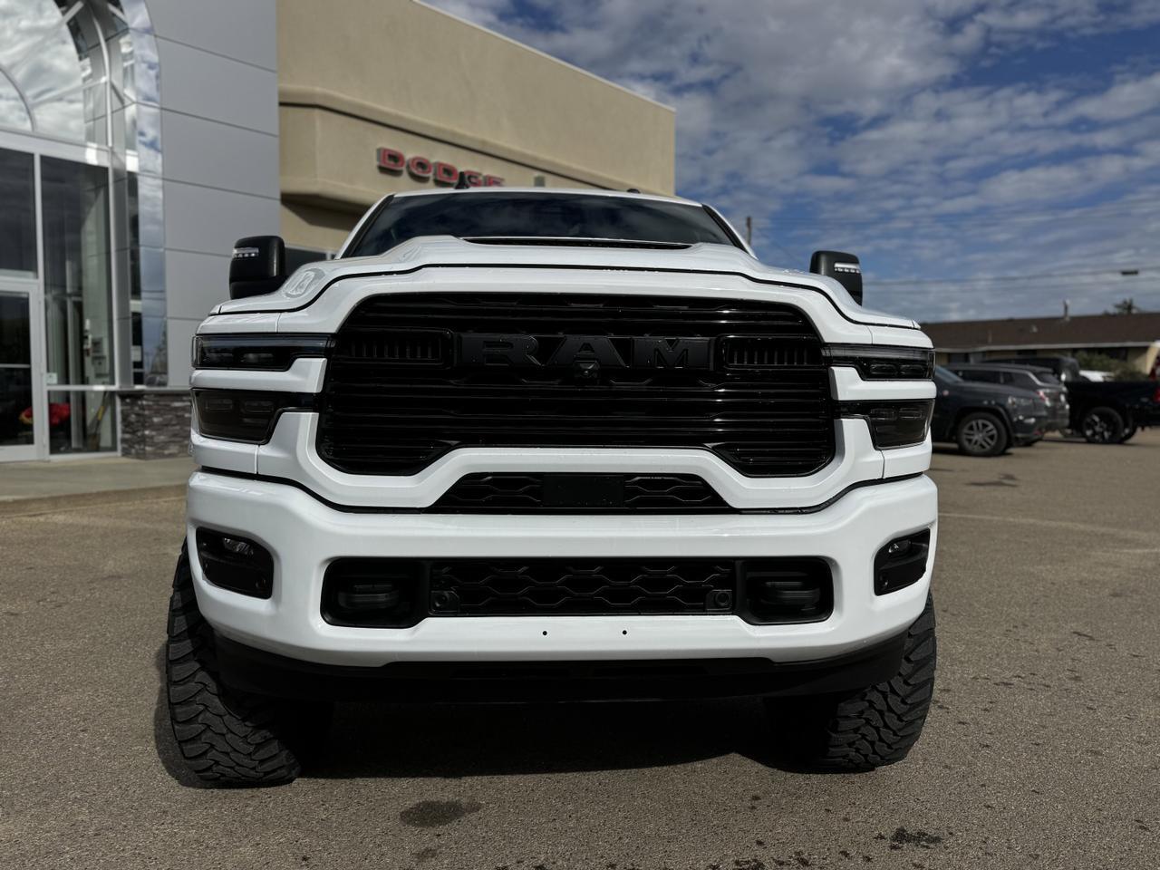 2025 Ram 3500 Laramie Night Edition Mega Cab 4x4 | Rig Ready RAM | 4IN BDS Lift | 37IN Toyo Tires | Fox Shocks Redwater AB