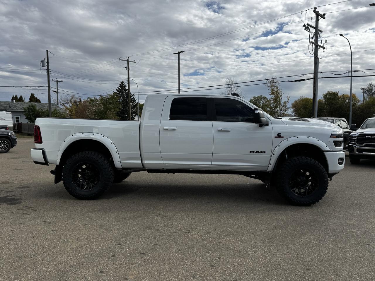 2025 Ram 3500 Laramie Night Edition Mega Cab 4x4 | Rig Ready RAM | 4IN BDS Lift | 37IN Toyo Tires | Fox Shocks Redwater AB
