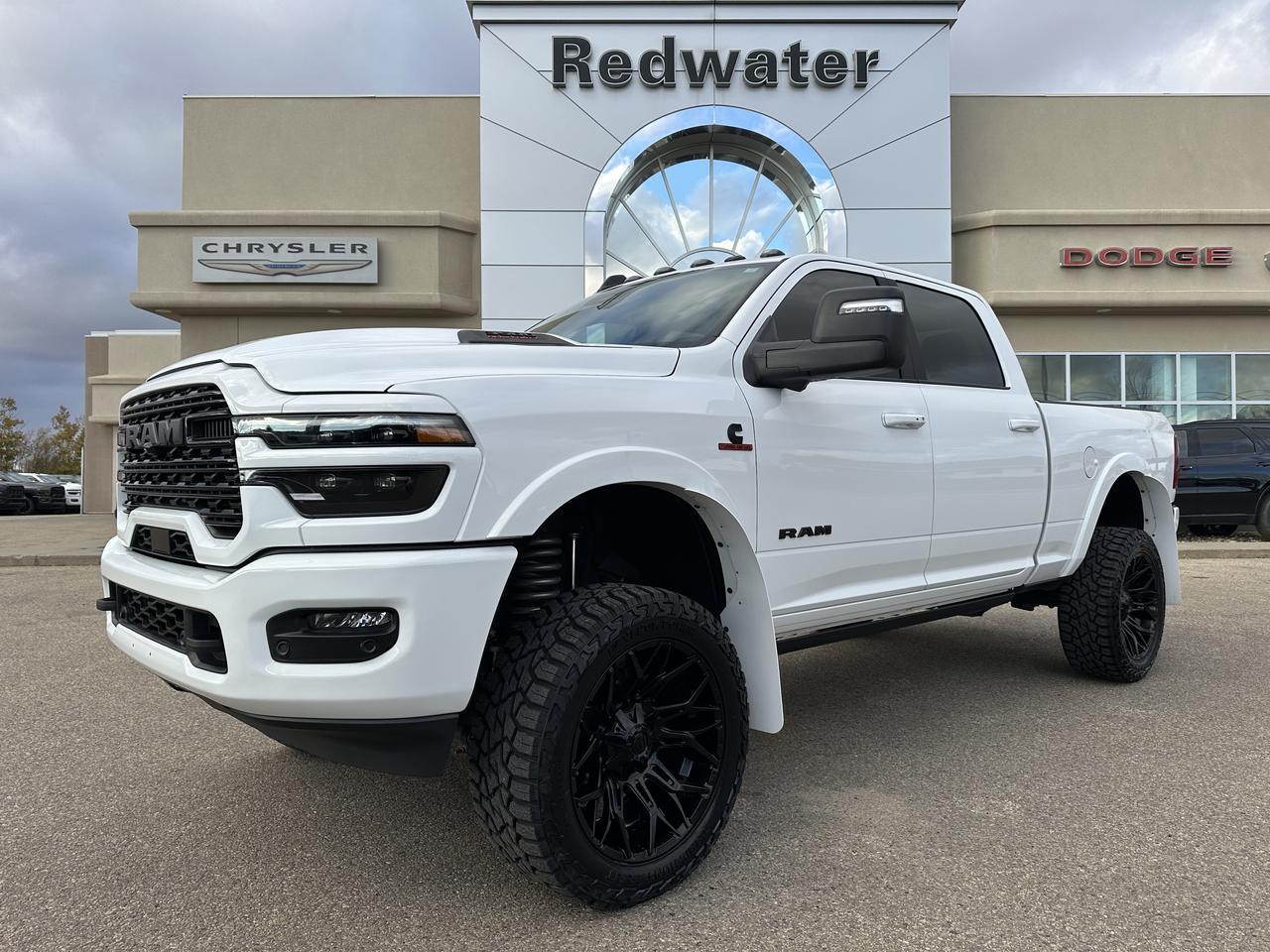 2025 Ram 3500 Limited Rig Ready RAM Crew Cab 4x4 | 5" Lift Kit | 22" Fuel Wheels | 35" Tires | Night Edition
