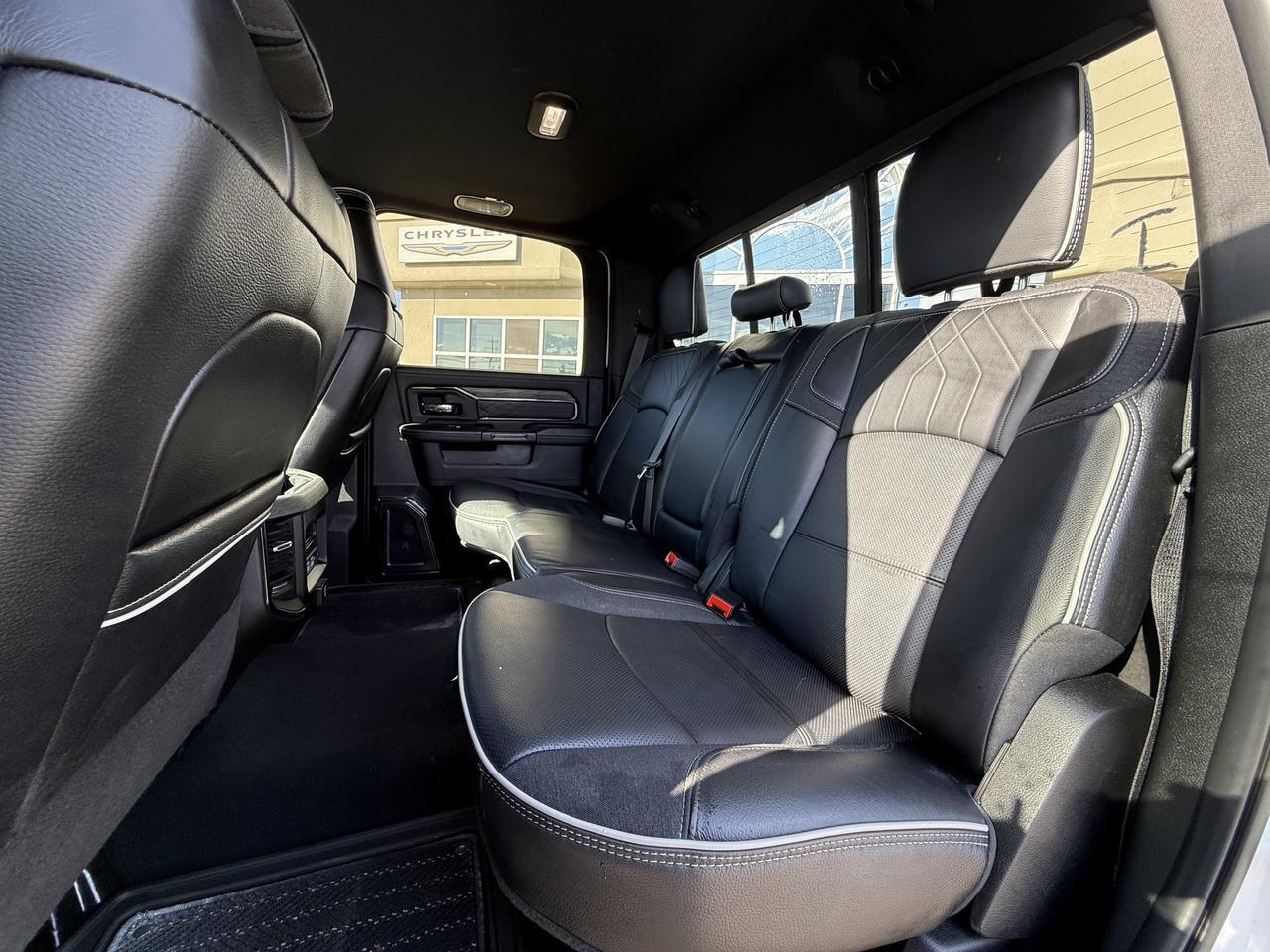 2025 Ram 3500 Limited Rig Ready RAM Crew Cab 4x4 | Cummins Diesel | Low KMs | Black Leather | NAV | 5th Wheel Prep Redwater AB
