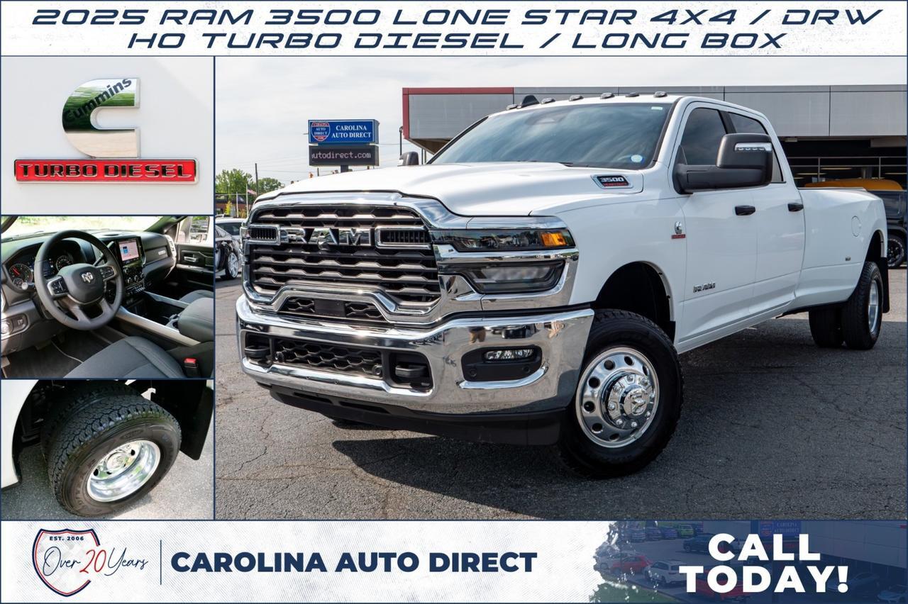 2025 Ram 3500 Lone Star 4X4 / DRW / HO Turbo Diesel / Long Box!