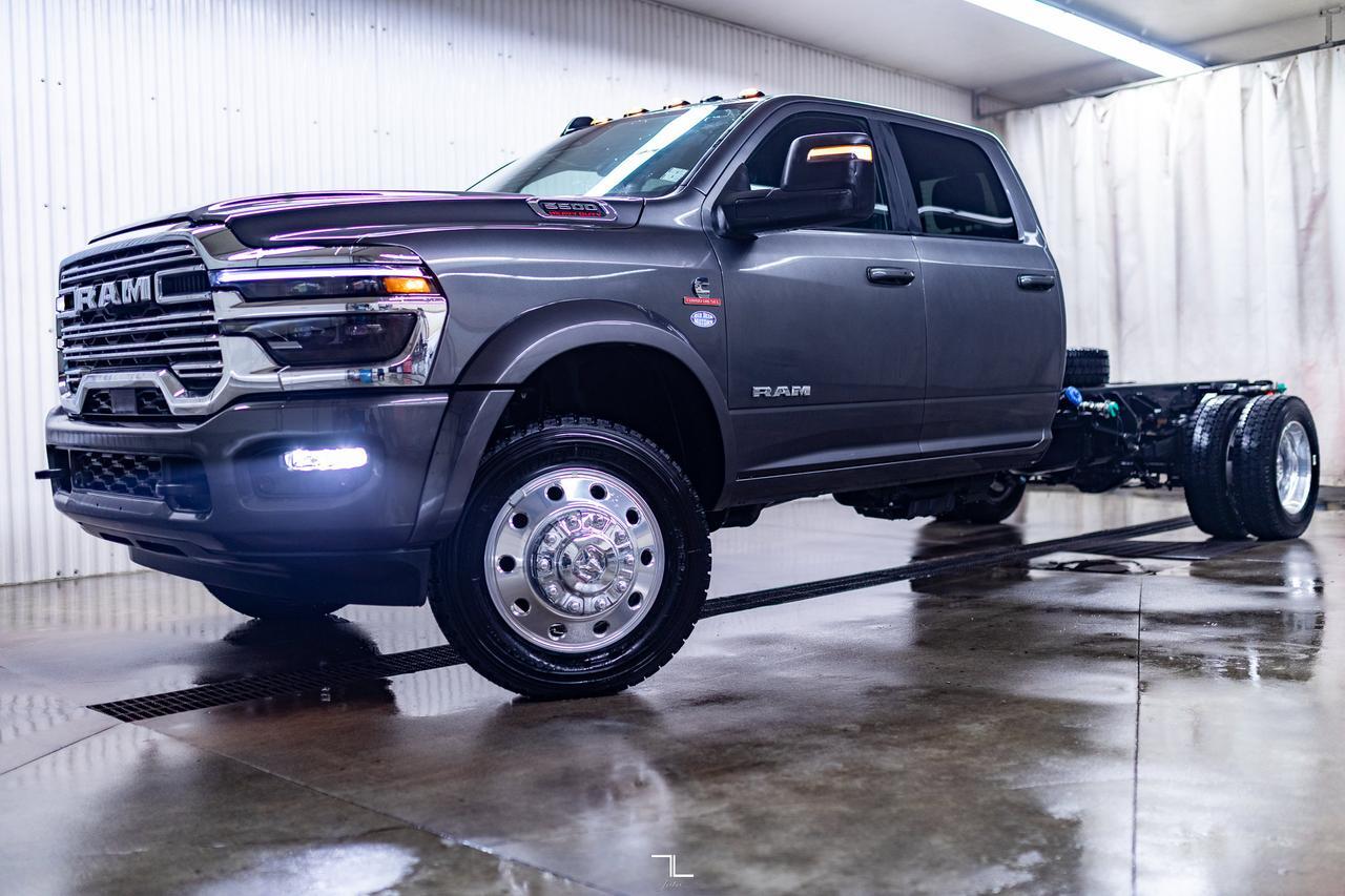 2025 Ram 5500 4x4 Crew Cab & Chassis Big Horn Diesel Leather Nav Red Deer AB