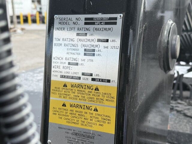 2025 Ram 5500 Big Horn Jerr-Dan MPL40 Dual Winch Standard Wrecker Tow Truck Miami FL