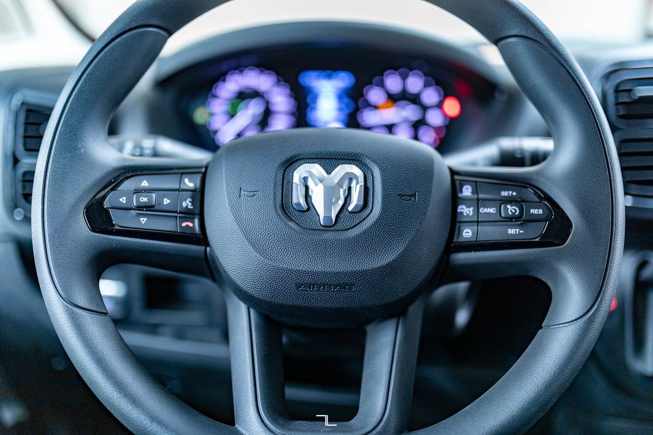 2025 Ram ProMaster 3500 Ext High Roof Cargo Van BCam Red Deer AB