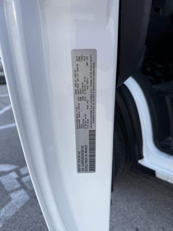 2025 Ram ProMaster 3500 Extended Super High Roof SLT+ Collinsville OK
