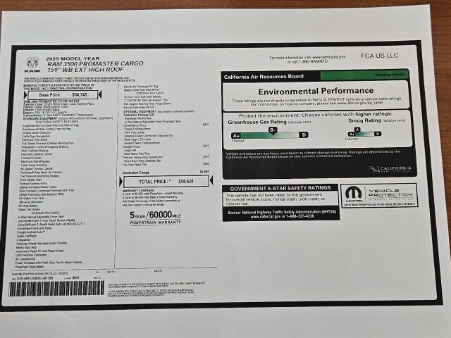 2025 Ram ProMaster 3500 High Roof West Burlington IA 2025 Ram ProMaster 3500 High Roof West Burlington IA