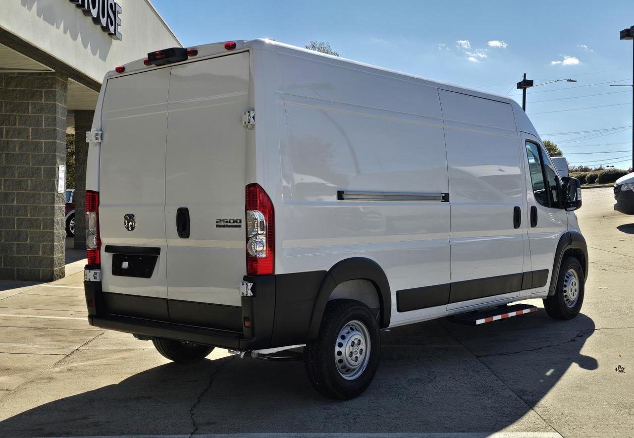 2025 Ram ProMaster Cargo Van 2500 Tradesman High-Roof 159WB W/Bulkhead and Adaptive Cruise Stop &amp; Go Concord NC