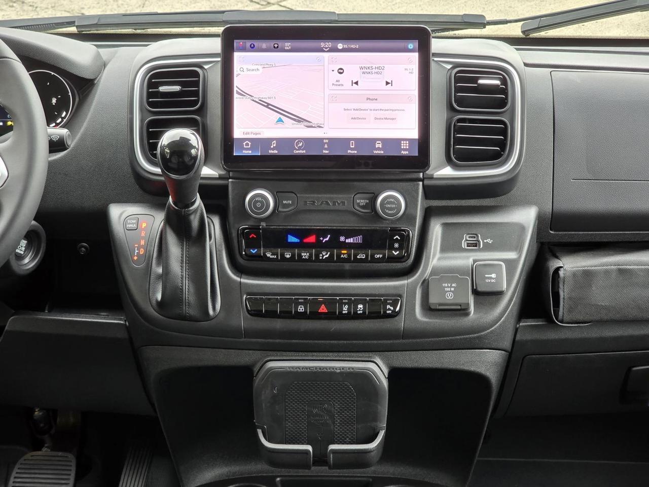 2025 Ram ProMaster Cargo Van 3500 SLT High Roof 159WB EXT W/Swivel Leather Seats and Premium Convenience Group Concord NC