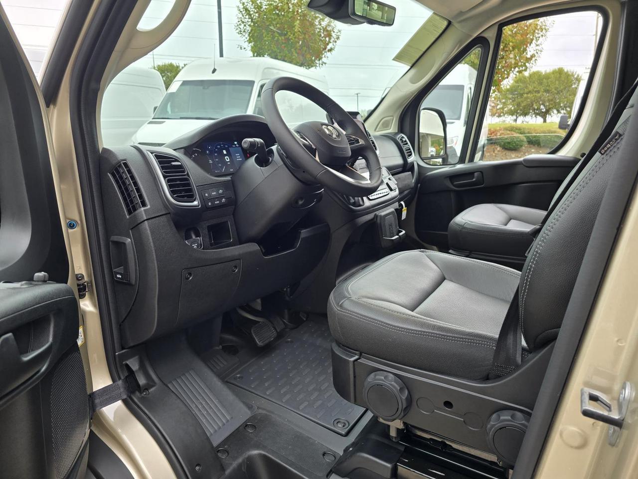 2025 Ram ProMaster Cargo Van 3500 SLT High Roof 159WB EXT W/Swivel Leather Seats and Premium Convenience Group Concord NC