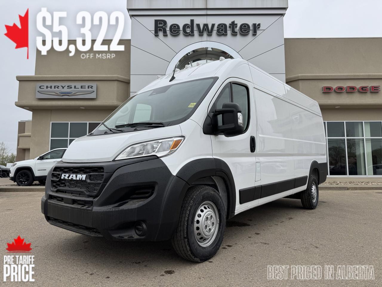 2025 Ram ProMaster Cargo Van 3500 Tradesman High Roof Cargo Van | V6 | 159WB EXT I Heated Seats