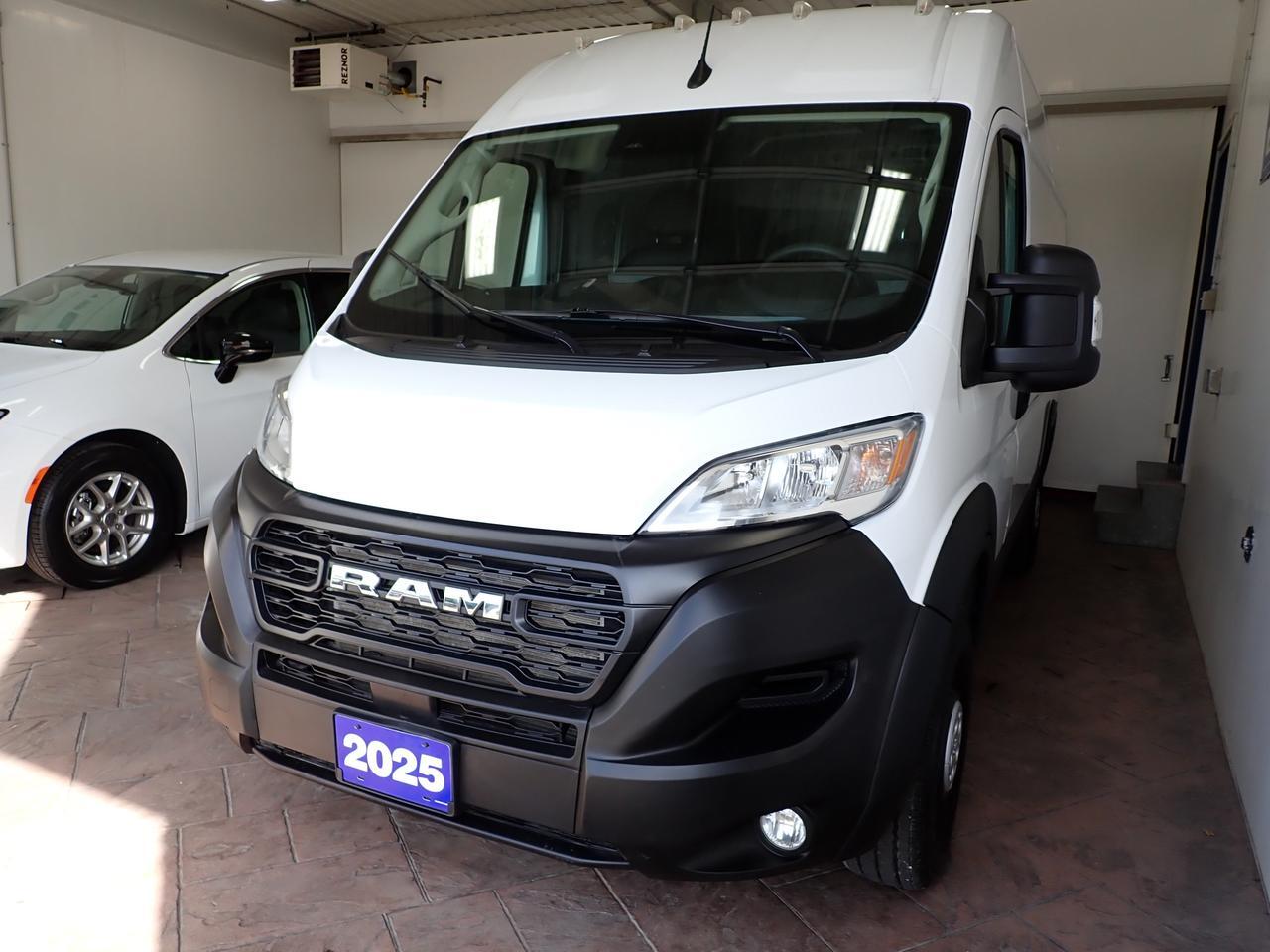 2025 Ram ProMaster Cargo Van Tradesman 2500 HIGH ROOF LEATHER 136" Listowel ON
