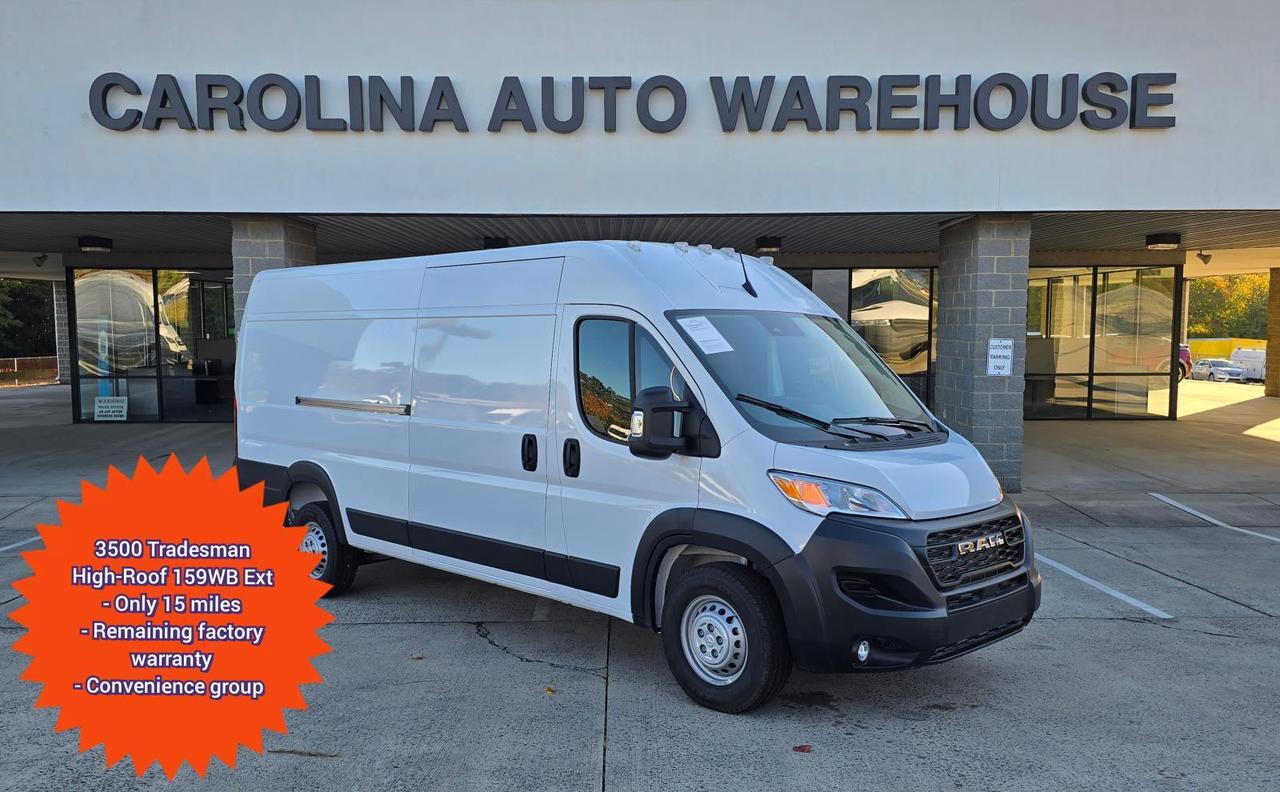 2025 Ram ProMaster Cargo Van Tradesman 3500 High Roof 159WB EXT W/Convenience Group and Adaptive Cruise Stop &amp; Go Concord NC