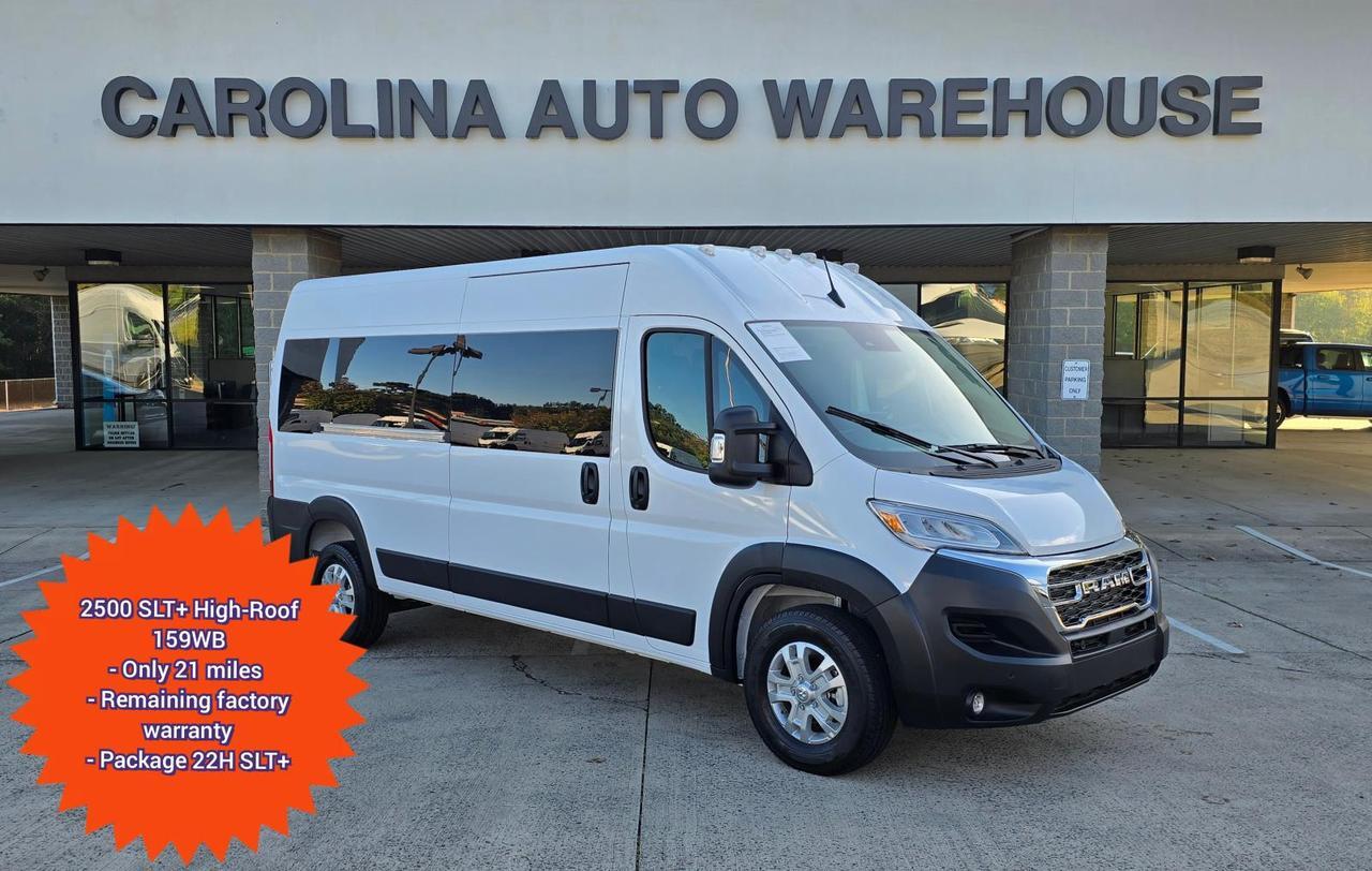 2025 Ram ProMaster Window Van 2500 High Roof 159WB SLT+ W/Quick Order Package 22H SLT+ Concord NC