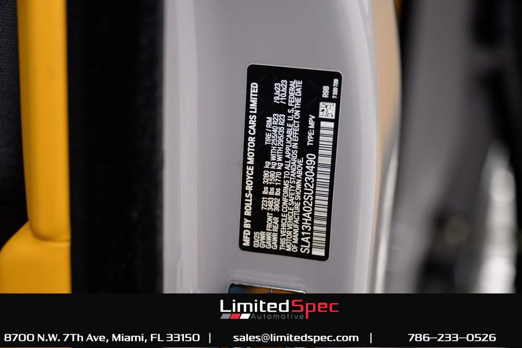 2025 Rolls-Royce Cullinan Miami FL
