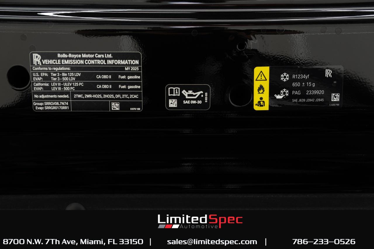 2025 Rolls-Royce Cullinan Miami FL