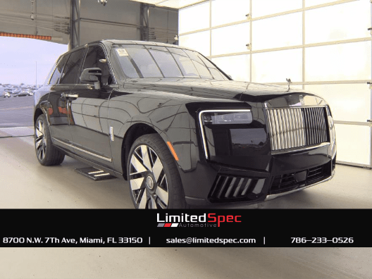 2025 Rolls-Royce Cullinan Base Miami FL