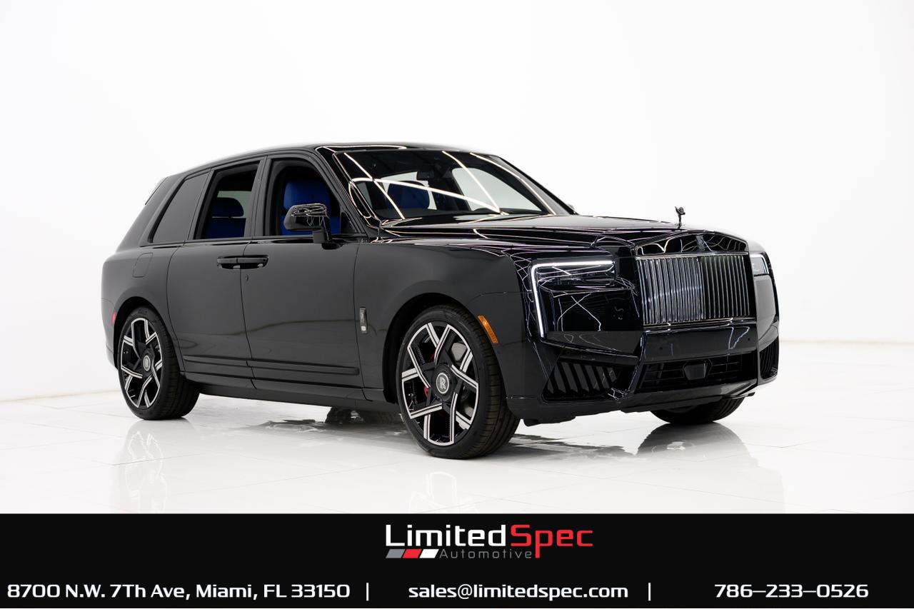 2025 Rolls-Royce Cullinan Black Badge Miami FL
