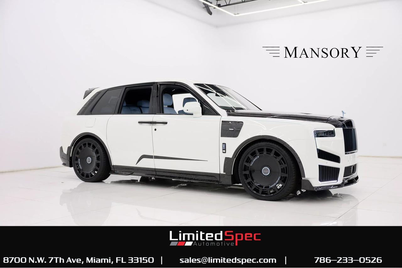 2025 Rolls-Royce Cullinan Mansory Miami FL