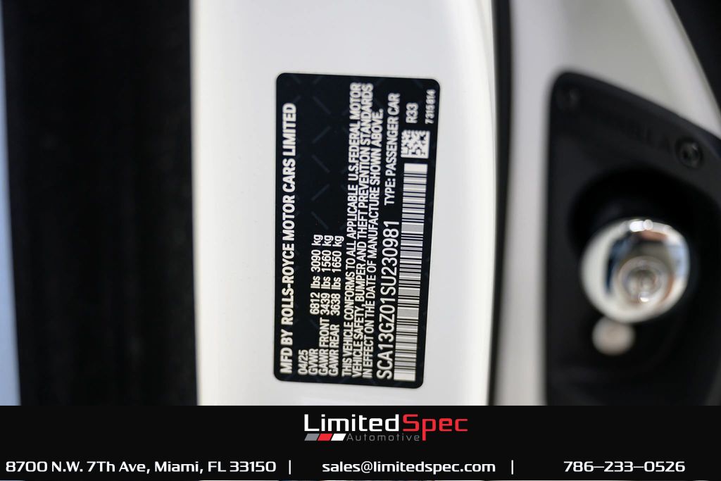 2025 Rolls-Royce Ghost Miami FL