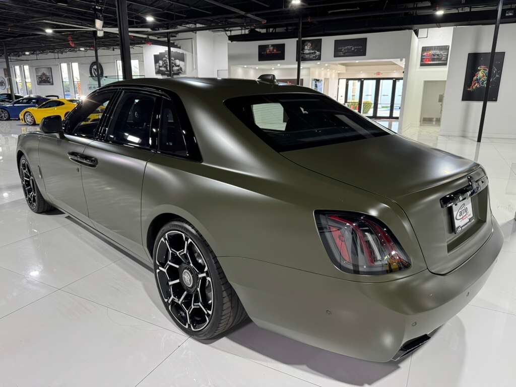 2025 Rolls-Royce Ghost Black Badge Pebble Beach '25 display car! Iced Dark olive paint,Bespoke interior,Bespoke audio &MORE Fort Lauderdale FL