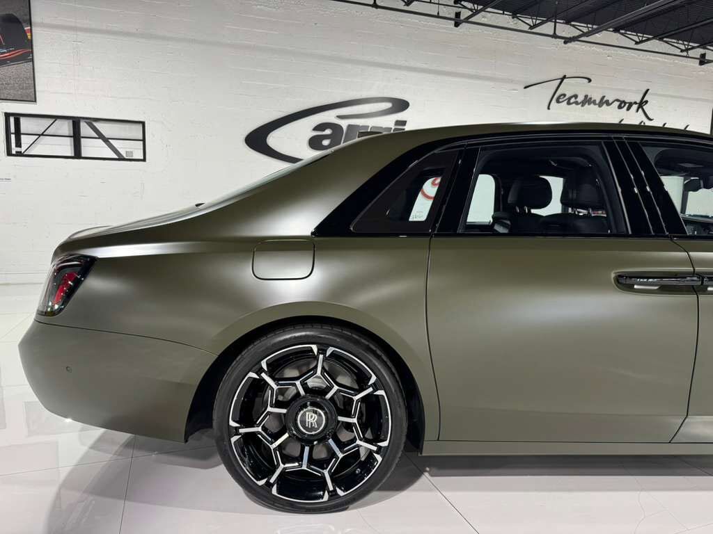 2025 Rolls-Royce Ghost Black Badge Pebble Beach '25 display car! Iced Dark olive paint,Bespoke interior,Bespoke audio &MORE Fort Lauderdale FL