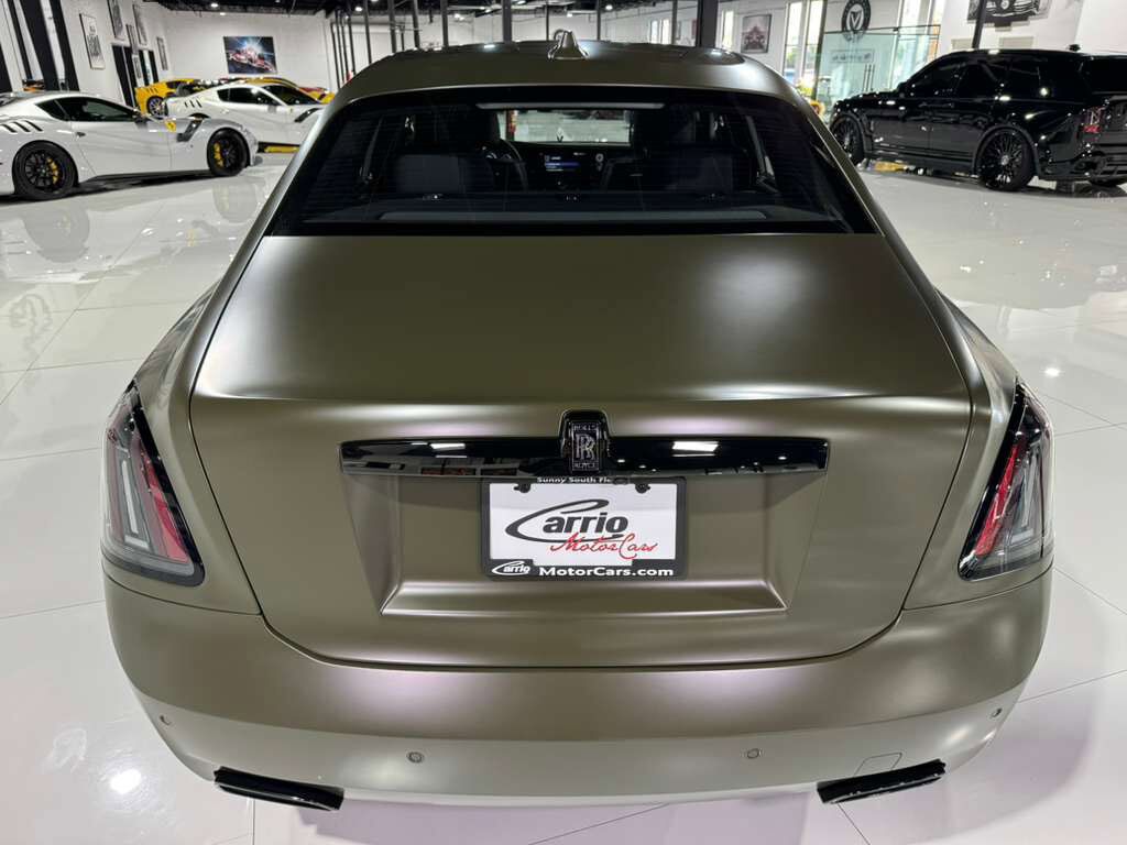 2025 Rolls-Royce Ghost Black Badge Pebble Beach '25 display car! Iced Dark olive paint,Bespoke interior,Bespoke audio &MORE Fort Lauderdale FL