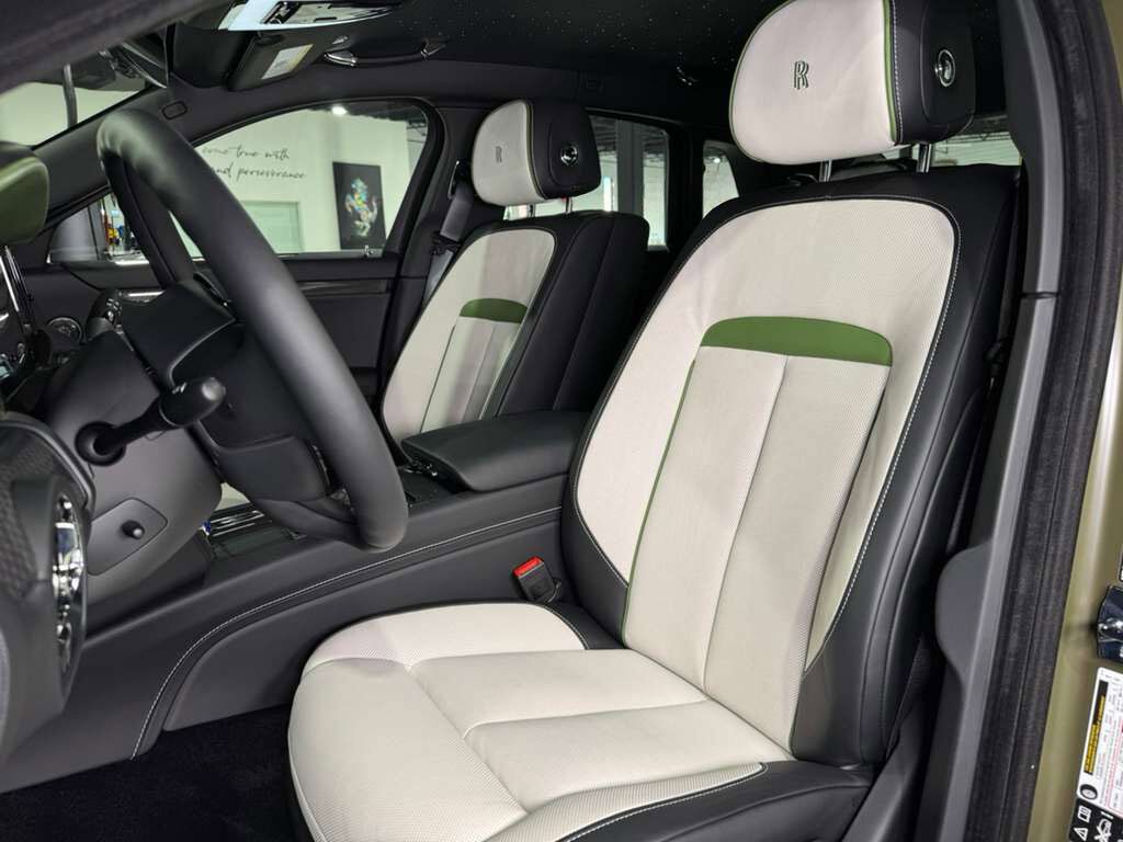 2025 Rolls-Royce Ghost Black Badge Pebble Beach '25 display car! Iced Dark olive paint,Bespoke interior,Bespoke audio &MORE Fort Lauderdale FL