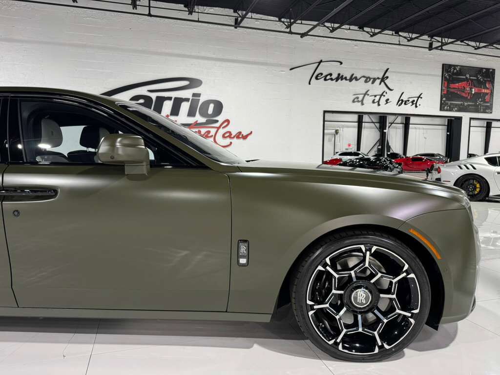 2025 Rolls-Royce Ghost Black Badge Pebble Beach '25 display car! Iced Dark olive paint,Bespoke interior,Bespoke audio &MORE Fort Lauderdale FL