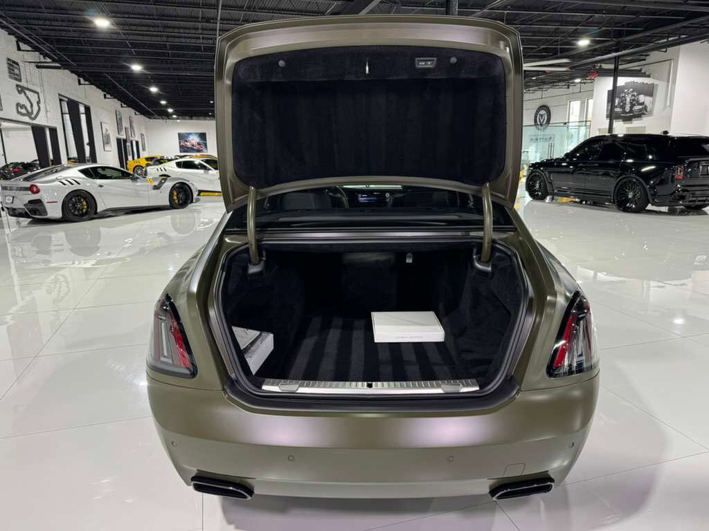 2025 Rolls-Royce Ghost Black Badge Pebble Beach '25 display car! Iced Dark olive paint,Bespoke interior,Bespoke audio &MORE Fort Lauderdale FL