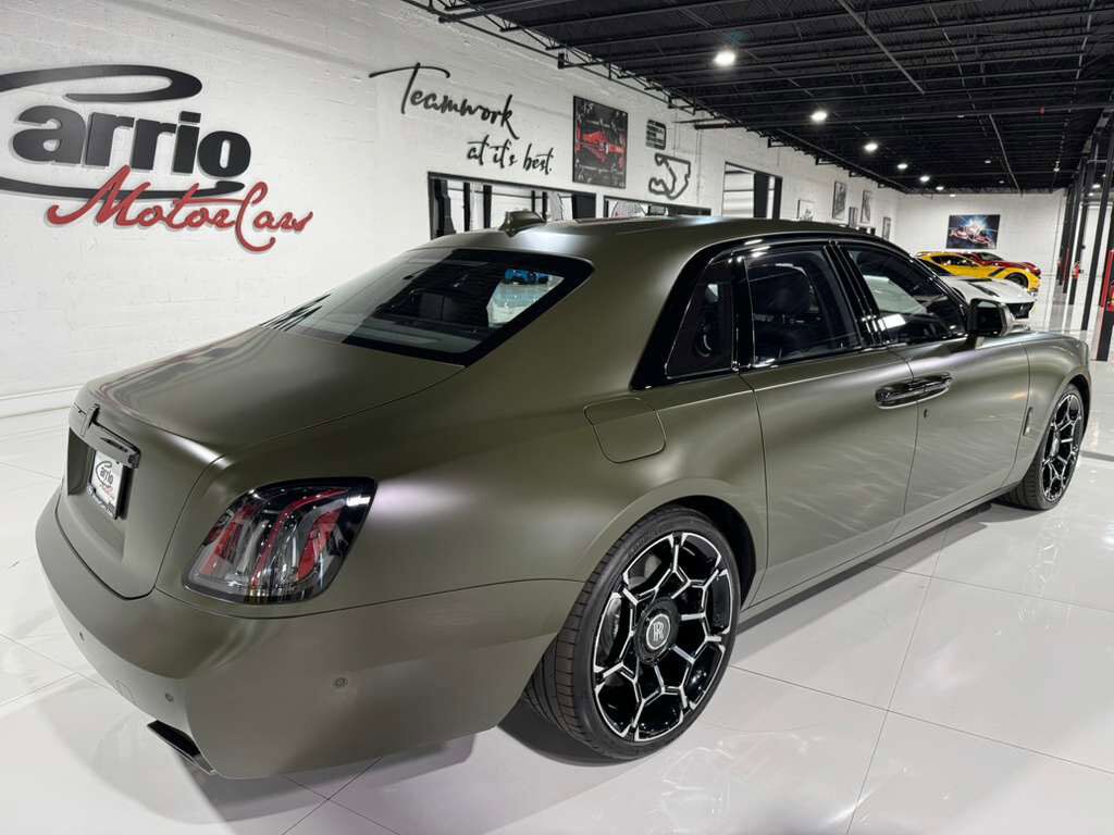 2025 Rolls-Royce Ghost Black Badge Pebble Beach '25 display car! Iced Dark olive paint,Bespoke interior,Bespoke audio &MORE Fort Lauderdale FL