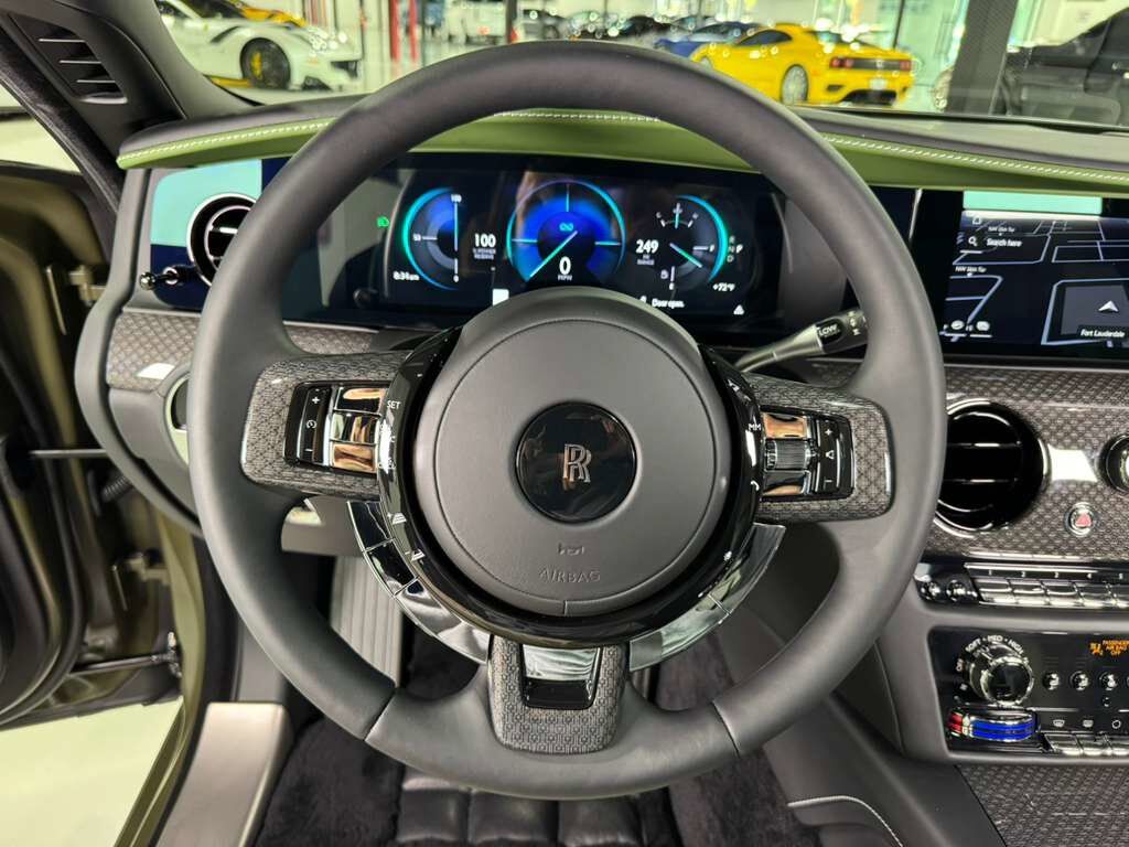 2025 Rolls-Royce Ghost Black Badge Pebble Beach '25 display car! Iced Dark olive paint,Bespoke interior,Bespoke audio &MORE Fort Lauderdale FL