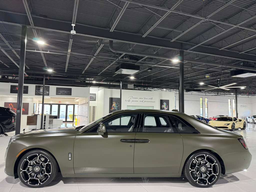 2025 Rolls-Royce Ghost Black Badge Pebble Beach '25 display car! Iced Dark olive paint,Bespoke interior,Bespoke audio &MORE Fort Lauderdale FL