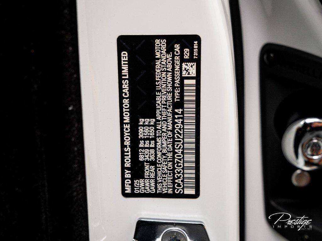 2025 Rolls-Royce Ghost Black Badge Sedan North Miami Beach FL