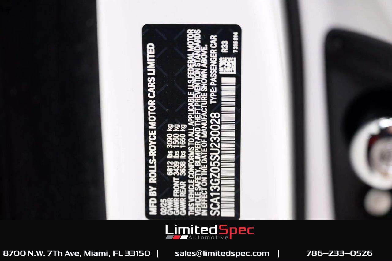 2025 Rolls-Royce Ghost Series II Sedan 4D Miami FL