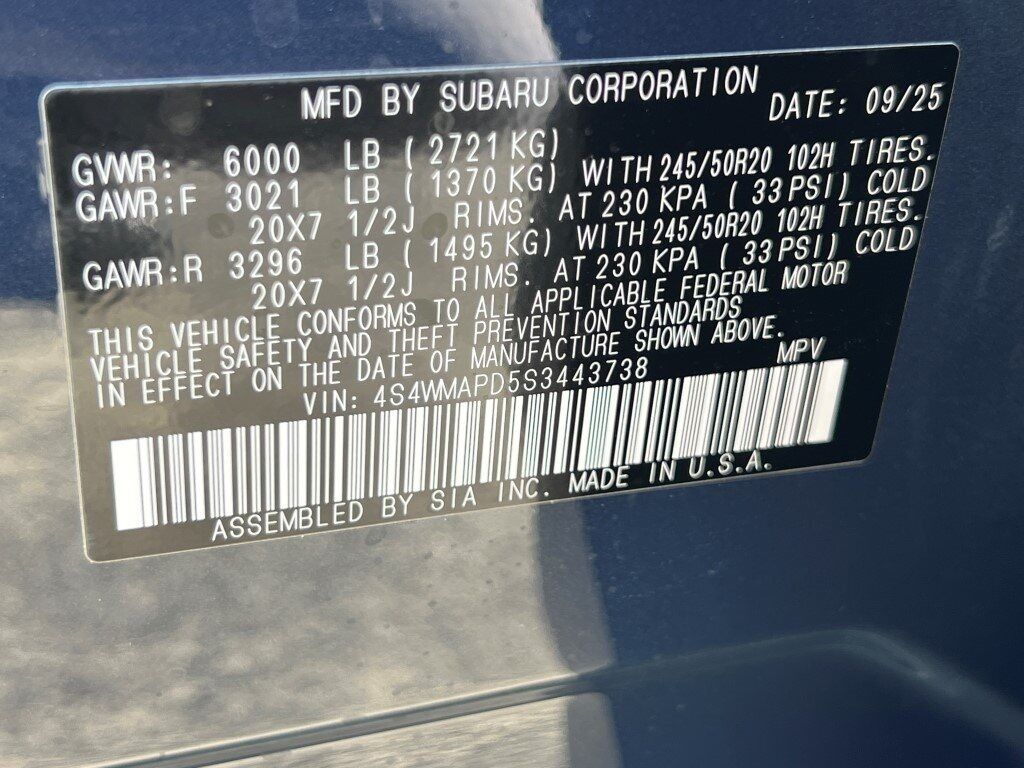 2025 Subaru Ascent Limited Springfield VA