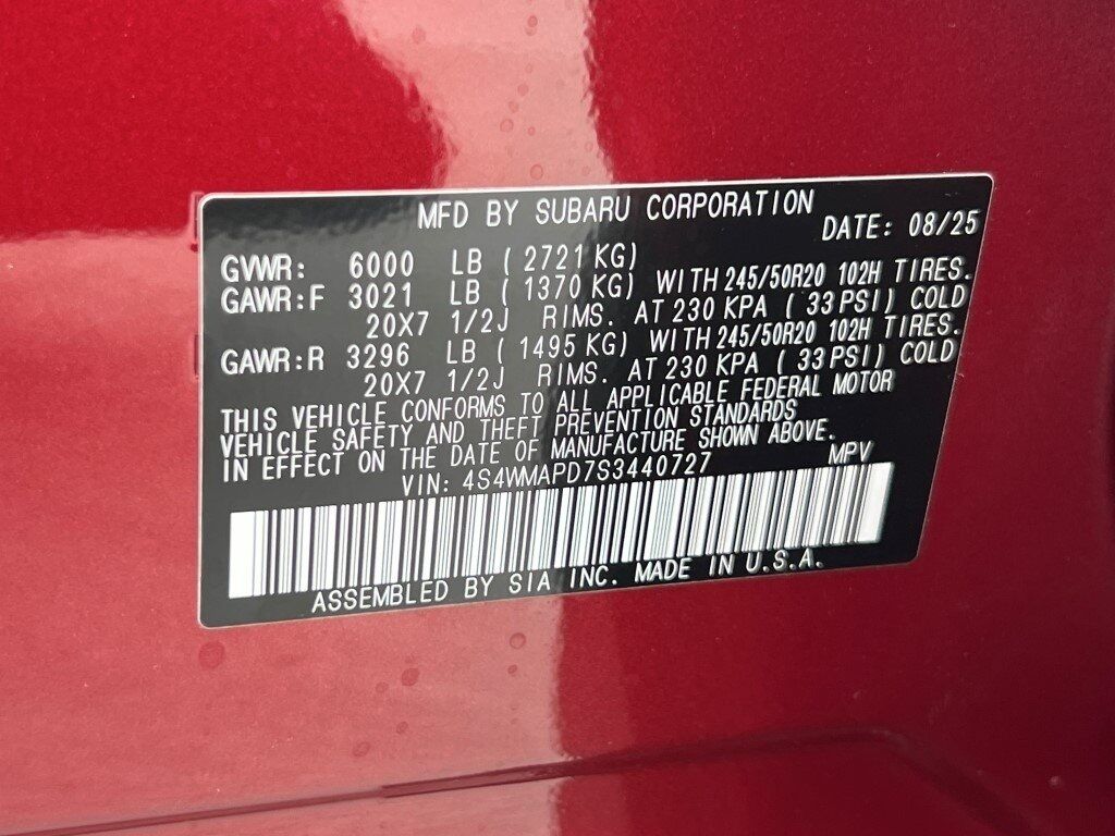 2025 Subaru Ascent Limited Springfield VA