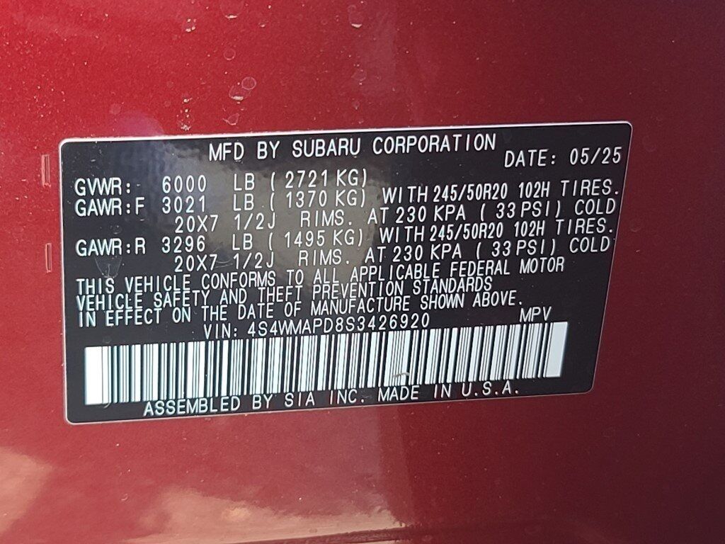 2025 Subaru Ascent Limited Springfield VA